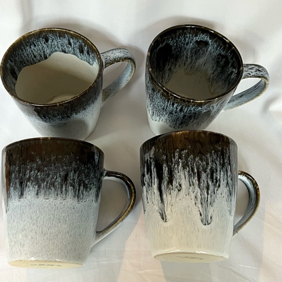 Reactive Glaze Stoneware Mugs Set of Four by West Elm. - Picture 6 of 9